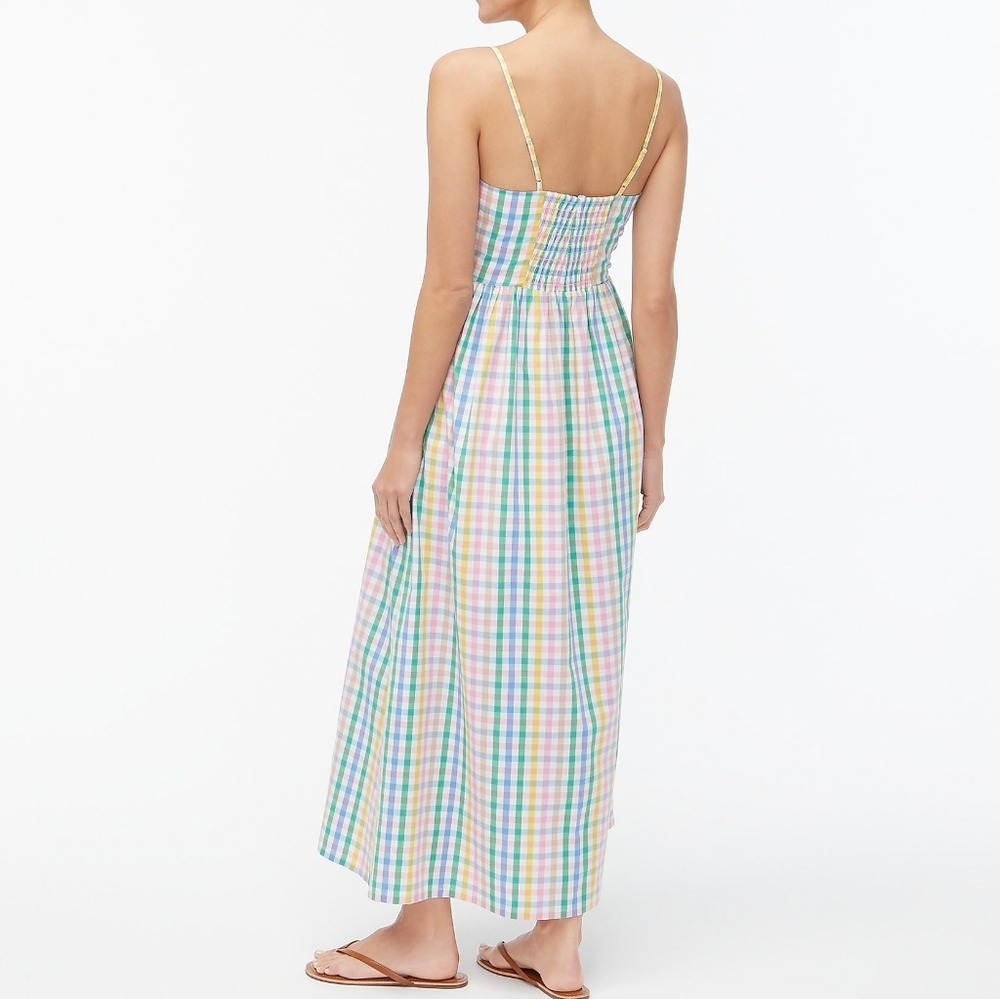 🆕️ J Crew V-neck Maxi Dress
Rainbow Gingham - Picture 8 of 13